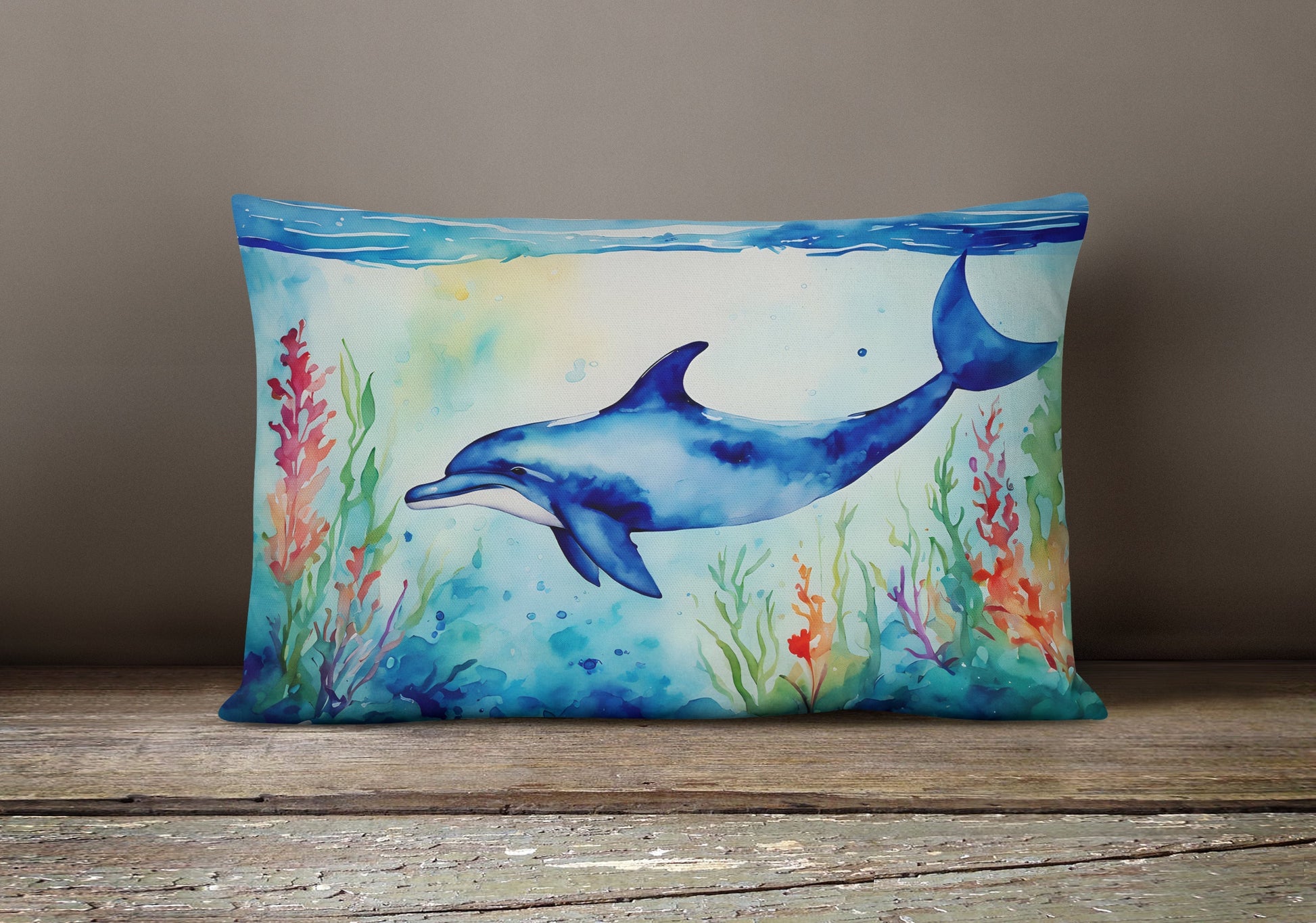 Dolphin Throw Pillow - One Color / One Size - Home & Garden - Home Textile - Pillows