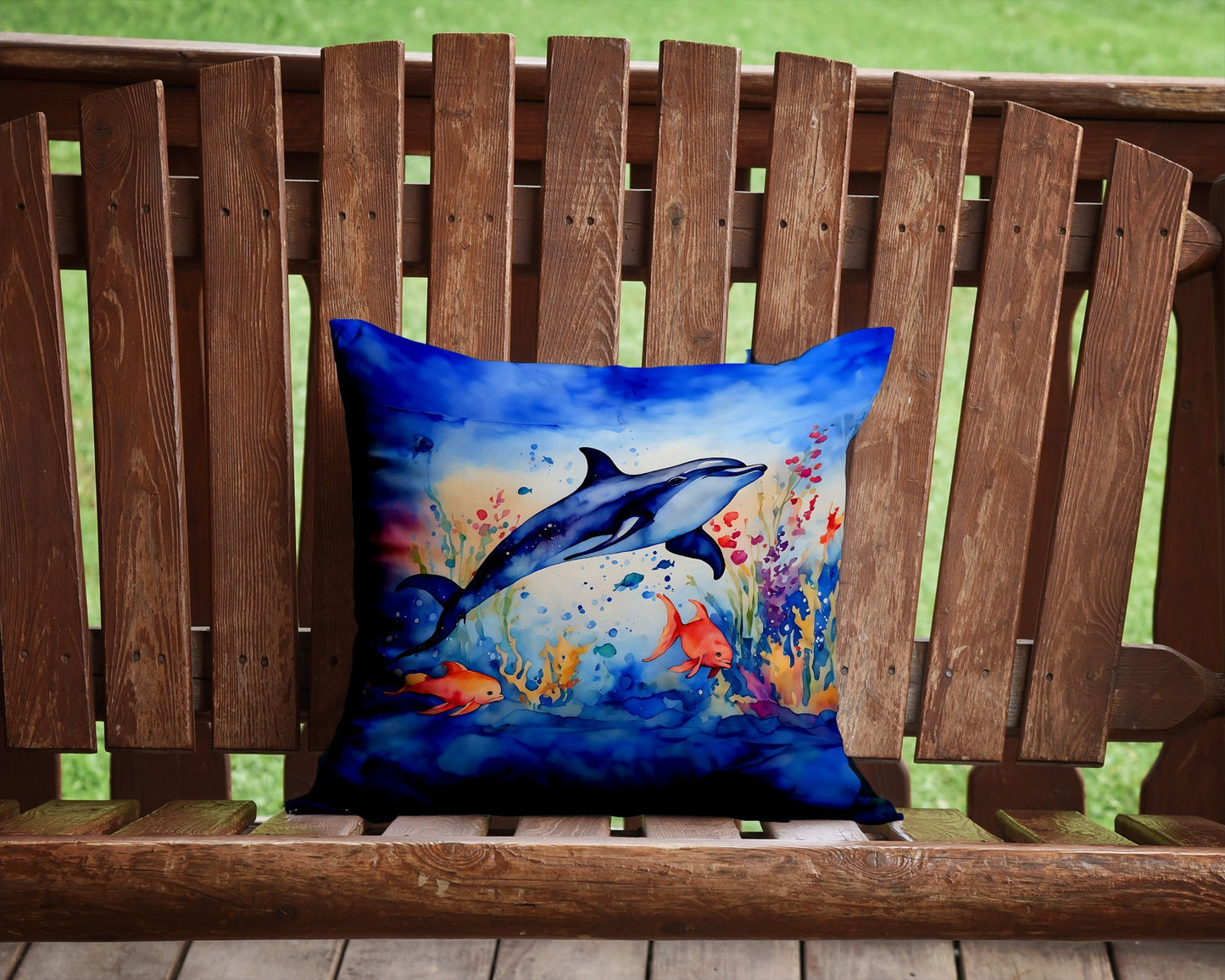 Dolphin Throw Pillow - One Color / One Size - Home & Garden - Home Textile - Pillows