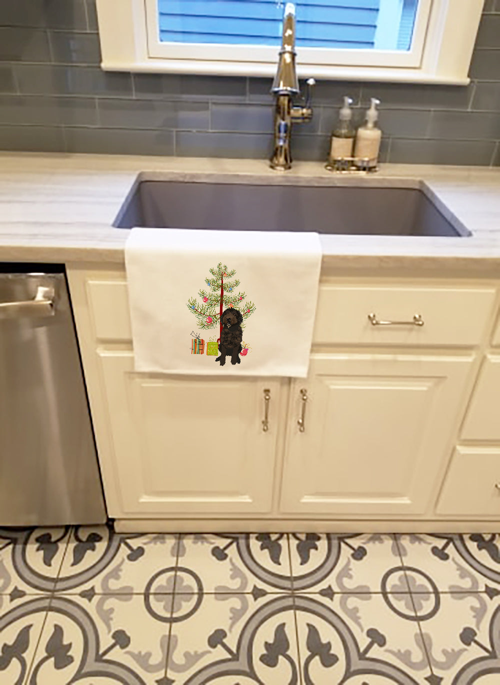 Doodle Chocolate #1 Christmas Kitchen Towel Set of 2 - One Color / One Size - Home & Garden - Home Textile - Towels