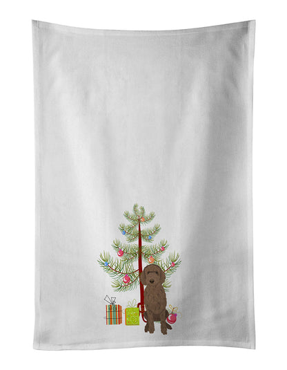 Doodle Chocolate #2 Christmas Kitchen Towel Set of 2 - One Color / One Size - Home & Garden - Home Textile - Towels