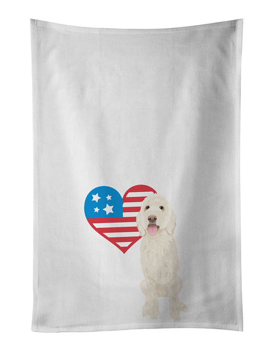 Doodle Cream #5 Patriotic Kitchen Towel Set of 2 - One Color / One Size - Home & Garden - Home Textile - Towels