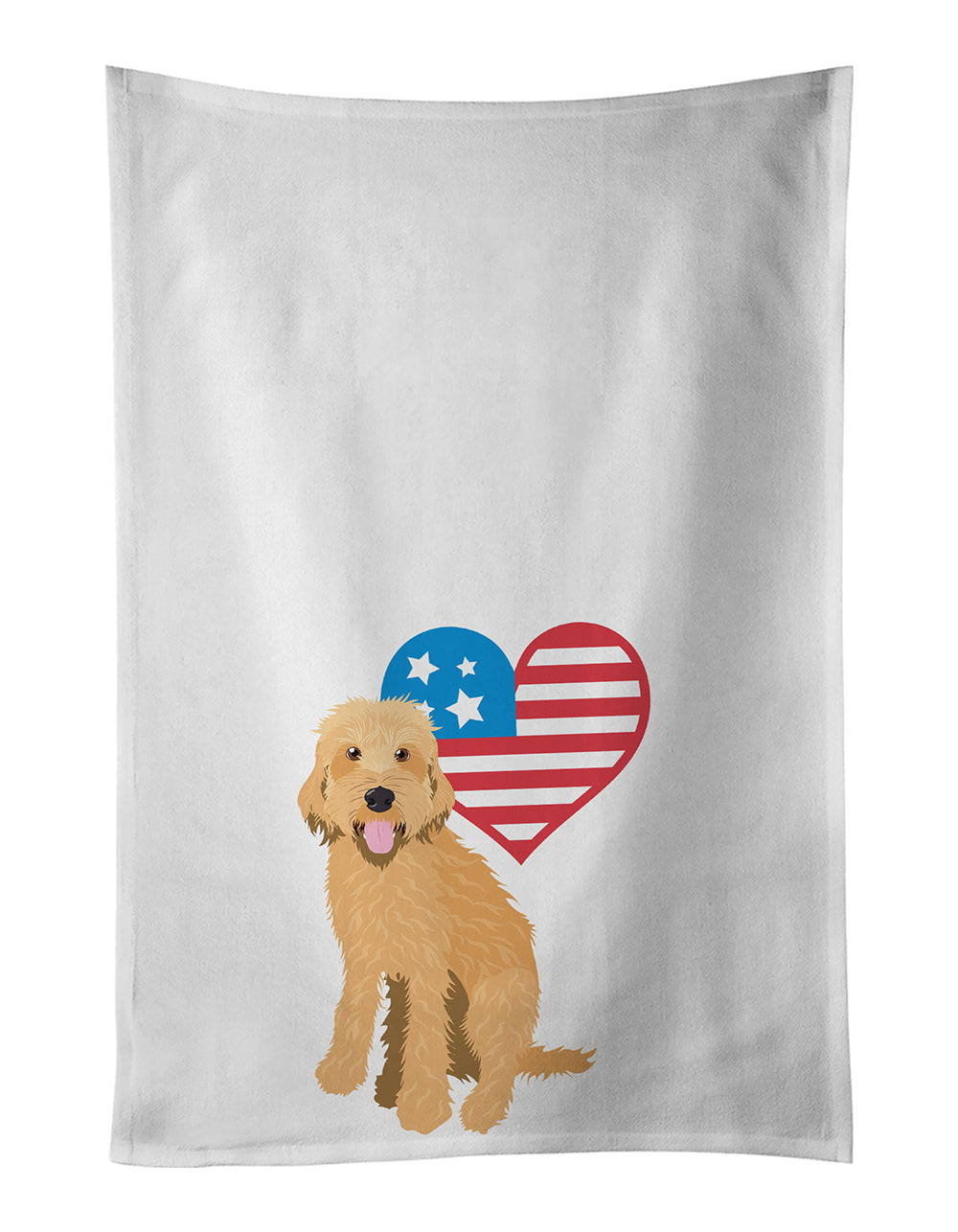 Doodle Liver #4 Patriotic Kitchen Towel Set of 2 - One Color / One Size - Home & Garden - Home Textile - Towels