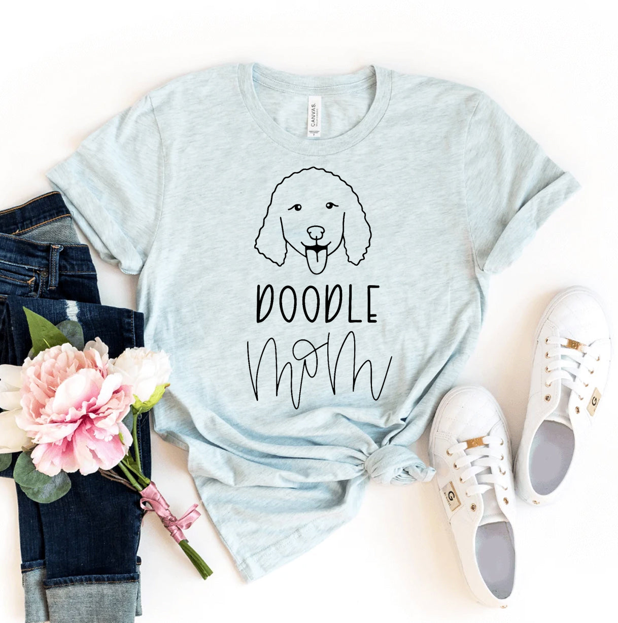 Doodle Mom T-Shirt - Women’s Fashion - Women’s Clothing - Tops & Tees - T-Shirts