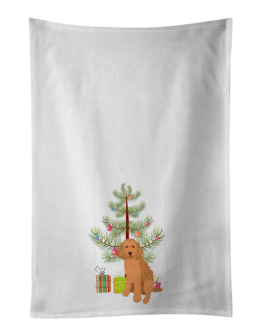 Doodle Red #1 Christmas Kitchen Towel Set of 2 - One Color / One Size - Home & Garden - Home Textile - Towels