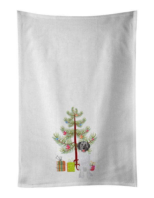 Doodle Silver #3 Christmas Kitchen Towel Set of 2 - One Color / One Size - Home & Garden - Home Textile - Towels