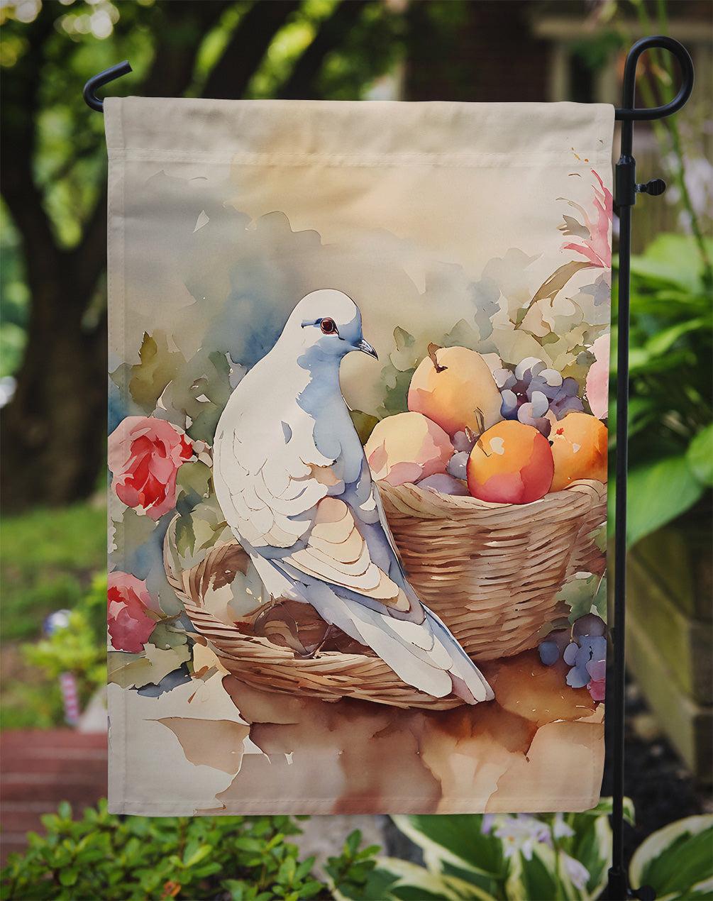Dove Garden Flag - One Color / One Size - Home & Garden - Home Decor - Flags Banners & Accessories