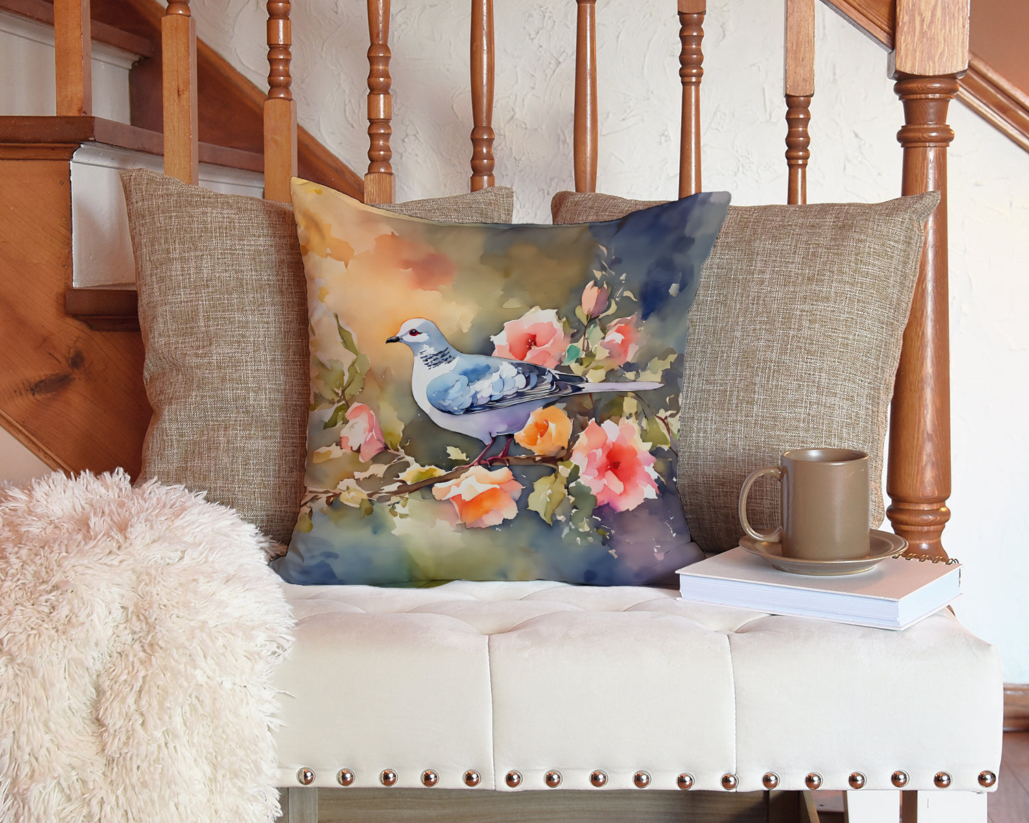 Dove Throw Pillow - One Color / One Size - Home & Garden - Home Textile - Pillows