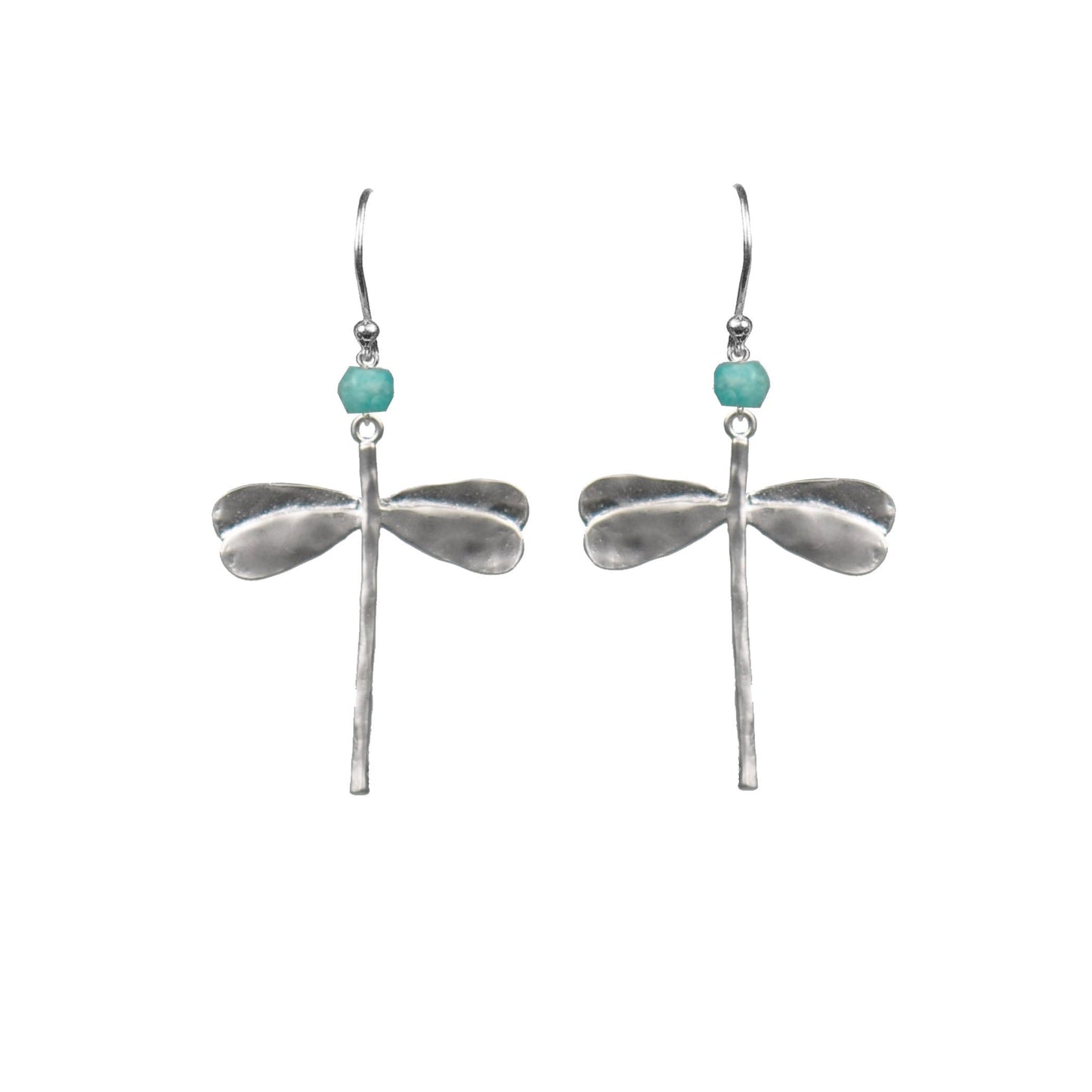 Dragonfly Amazonite Earrings - One Color / One Size - Jewelry & Accessories - Earrings - Drop Earrings