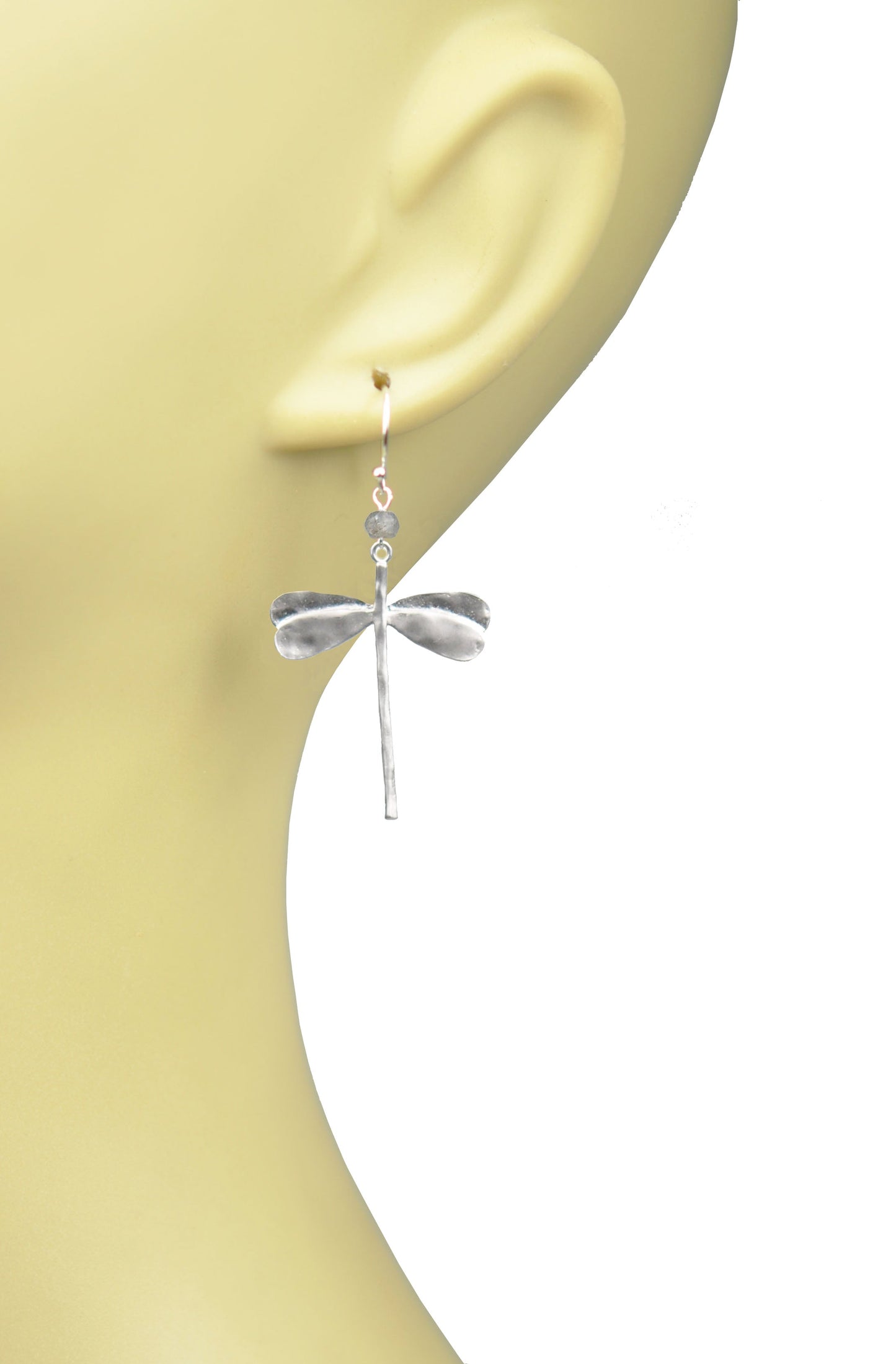 Dragonfly Mystic Labradorite Earrings - One Color / One Size - Jewelry & Accessories - Earrings - Drop Earrings