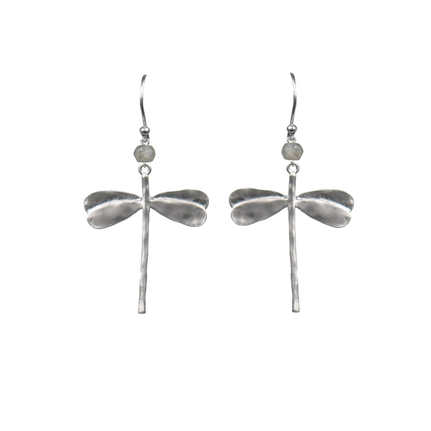 Dragonfly Mystic Labradorite Earrings - One Color / One Size - Jewelry & Accessories - Earrings - Drop Earrings