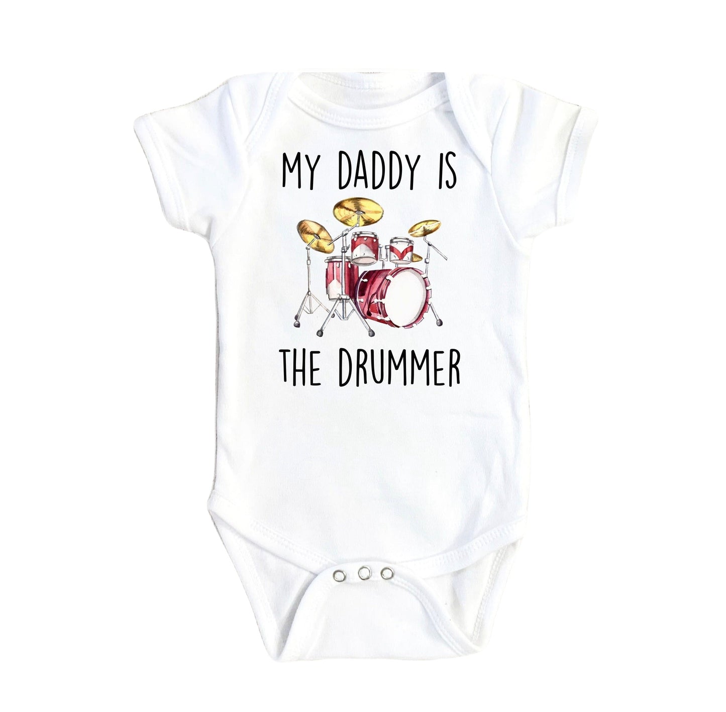 Drummer Dad - Baby Boy Girl Clothes Infant Bodysuit Funny Cute Newborn - Kids & Babies - Mother & Kids - Boys’ Baby