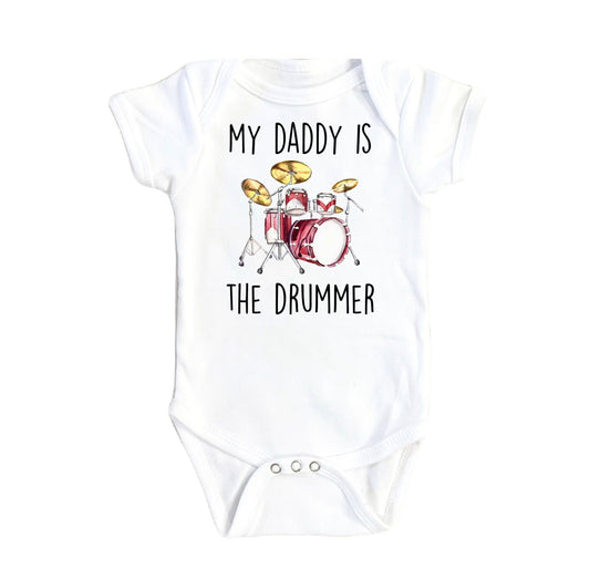Drummer Dad - Baby Boy Girl Clothes Infant Bodysuit Funny Cute Newborn - Kids & Babies - Mother & Kids - Boys’ Baby