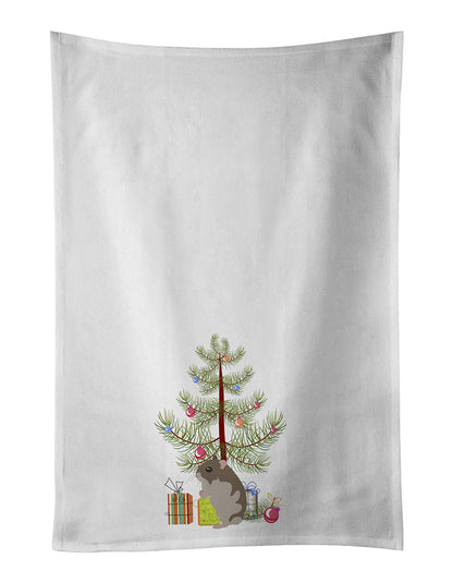 Dwarf Hamster Merry Christmas Kitchen Towel Set of 2 - One Color / One Size - Home & Garden - Home Textile - Towels