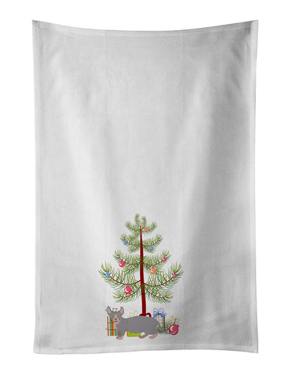 Dwelf Cat Christmas Kitchen Towel Set of 2 - One Color / One Size - Home & Garden - Home Textile - Towels