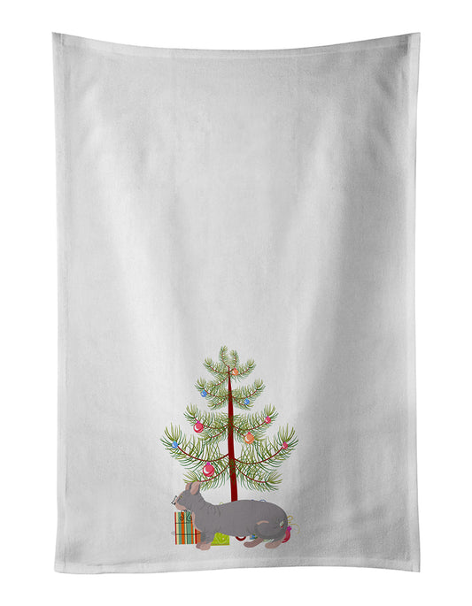 Dwelf Cat Christmas Kitchen Towel Set of 2 - One Color / One Size - Home & Garden - Home Textile - Towels
