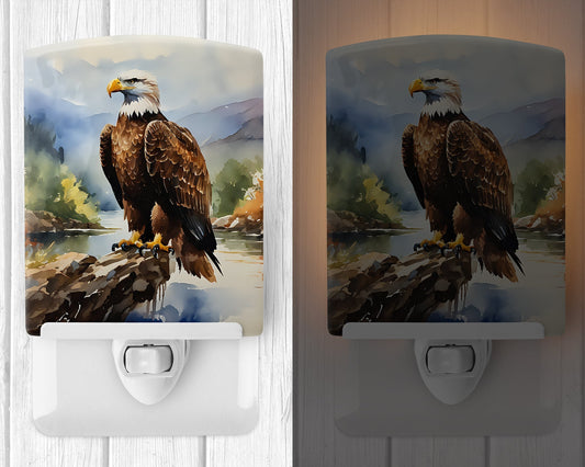 Eagle Ceramic Night Light - One Color / One Size - Home & Garden - Home Improvement - Lights & Lighting - Night Lights
