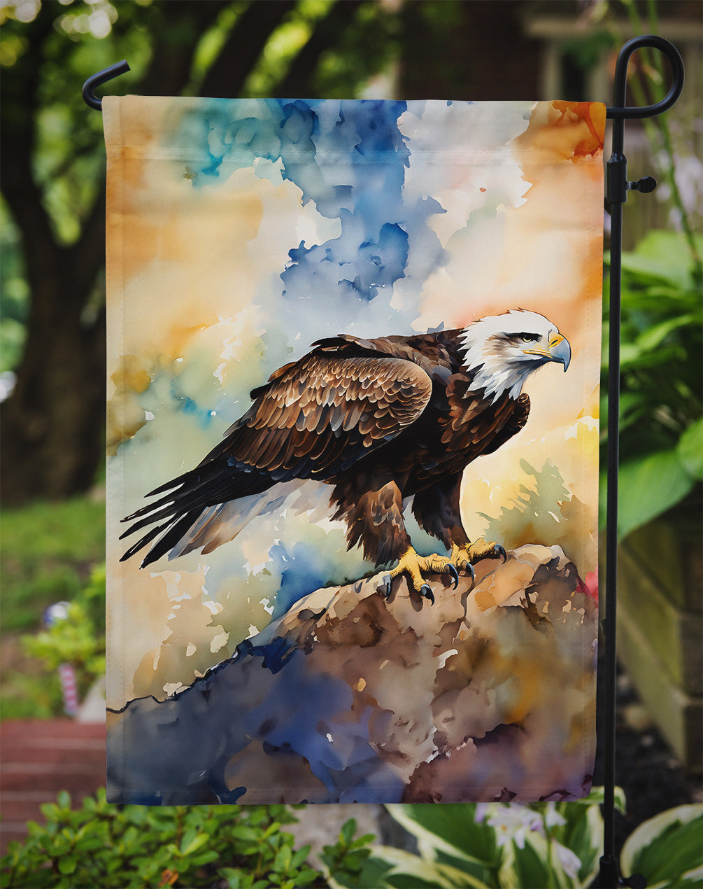 Eagle Garden Flag - One Color / One Size - Home & Garden - Home Decor - Flags Banners & Accessories