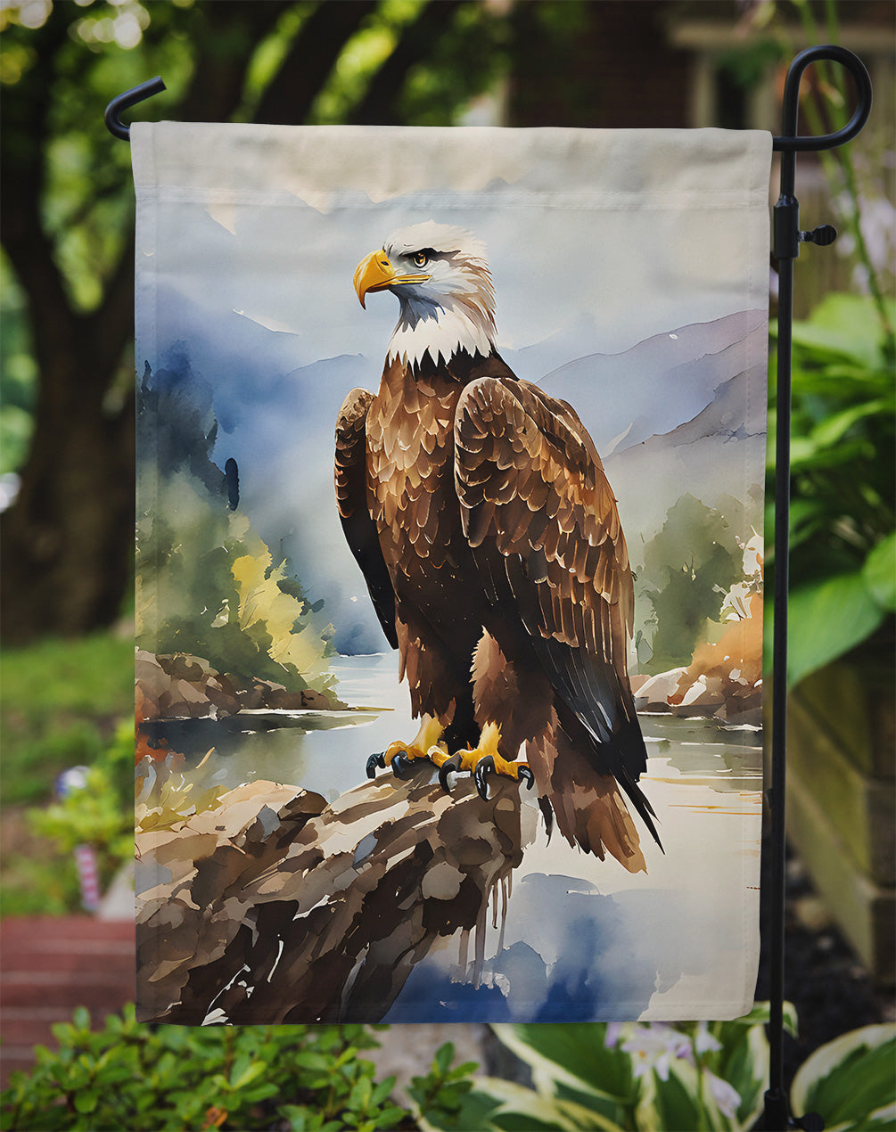 Eagle Garden Flag - One Color / One Size - Home & Garden - Home Decor - Flags Banners & Accessories