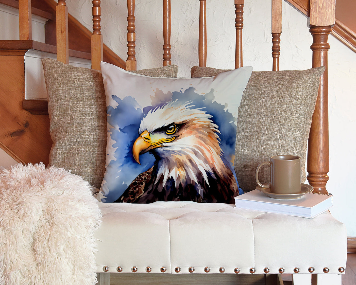 Eagle Throw Pillow - One Color / One Size - Home & Garden - Home Textile - Pillows