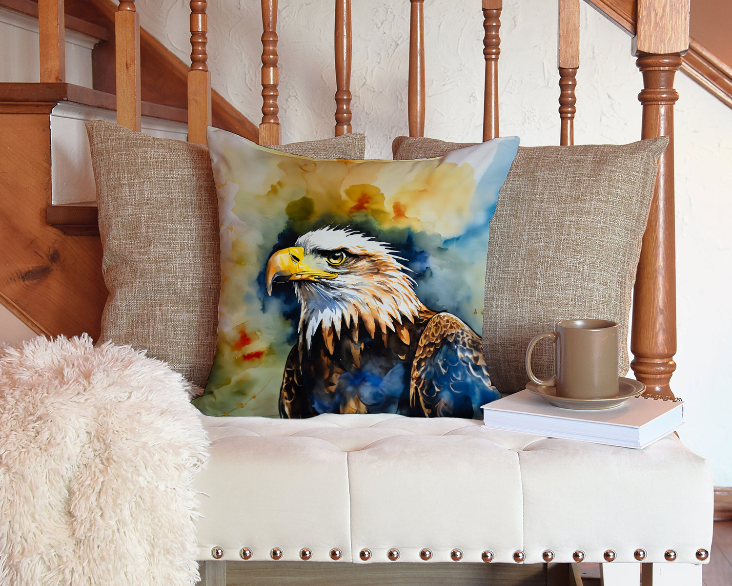 Eagle Throw Pillow - One Color / One Size - Home & Garden - Home Textile - Pillows