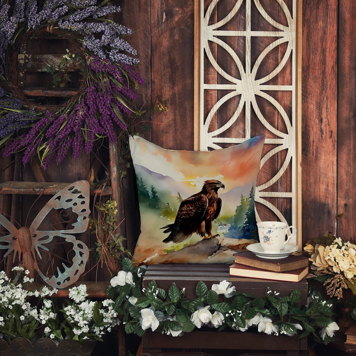 Eagle Throw Pillow - One Color / One Size - Home & Garden - Home Textile - Pillows