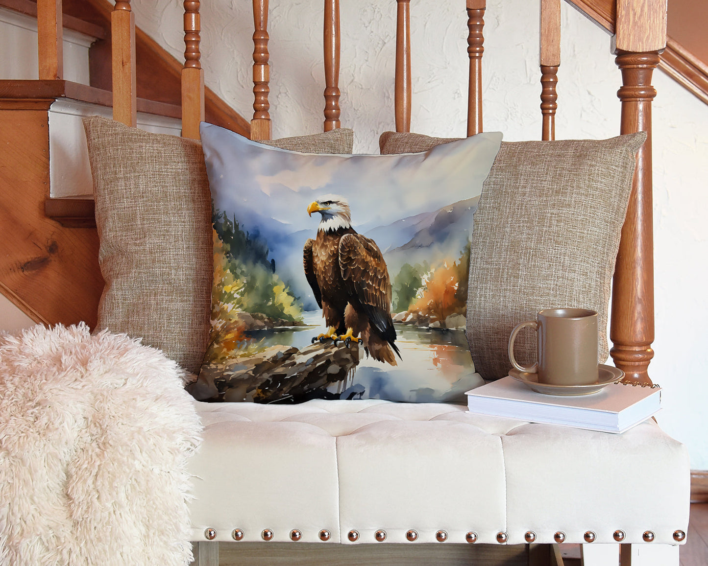 Eagle Throw Pillow - One Color / One Size - Home & Garden - Home Textile - Pillows