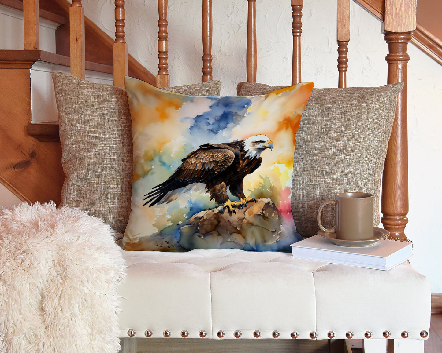 Eagle Throw Pillow - One Color / One Size - Home & Garden - Home Textile - Pillows