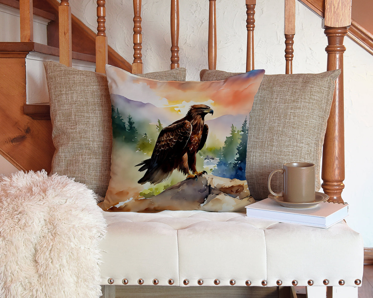 Eagle Throw Pillow - One Color / One Size - Home & Garden - Home Textile - Pillows