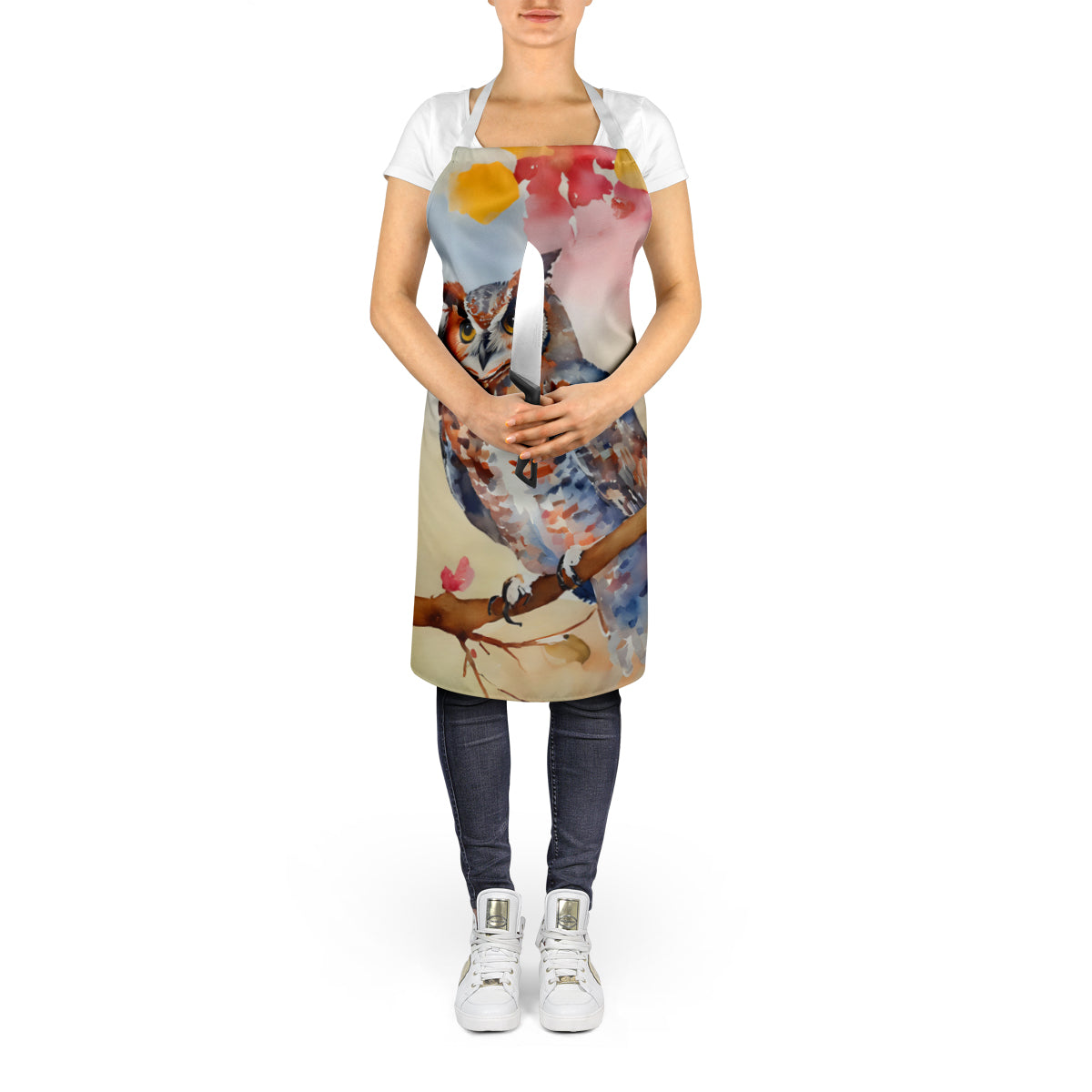 Eastern Screech Owl Apron - One Color / One Size - Home & Garden - Kitchen Dining & Bar - Table Decoration & Accessories