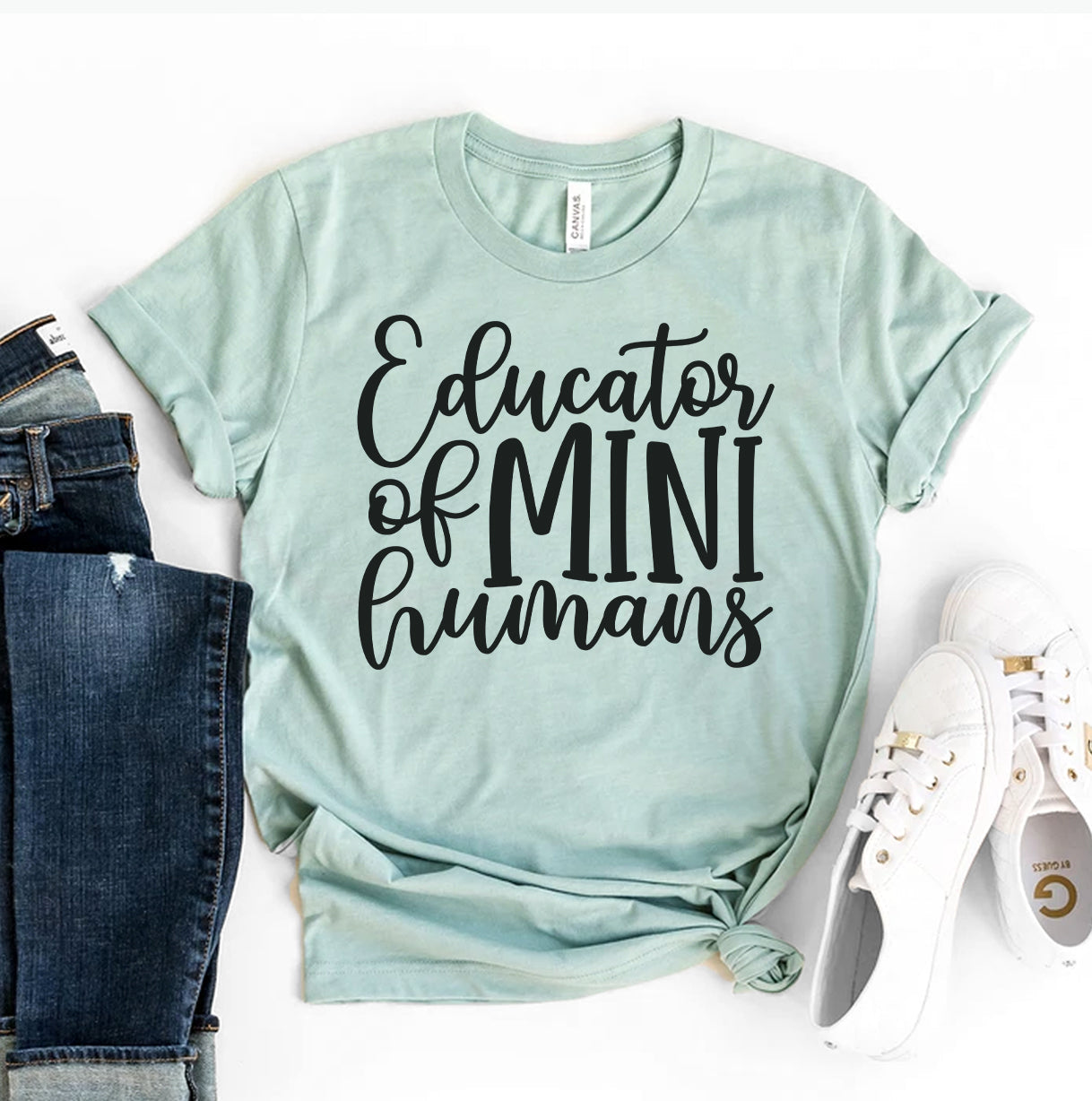 Educator of Mini Humans T-Shirt - Women’s Fashion - Women’s Clothing - Tops & Tees - T-Shirts