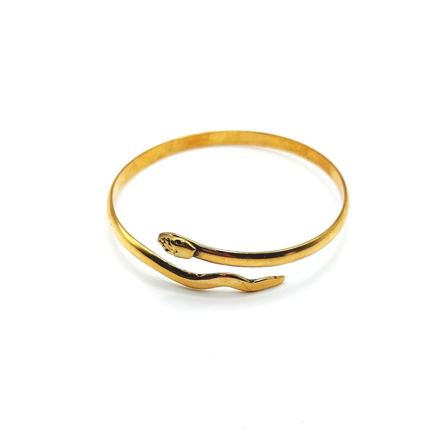 Egyptian Snake Semi Cuff Wrap Bracelet - One Color / One Size - Jewelry & Accessories - Bracelets & Bangles - Cuff