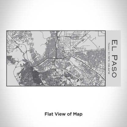 El Paso - Texas Map Insulated Bottle - Drinkware