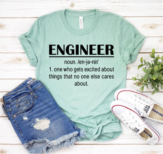 Engineer Definition T-Shirt - Women’s Fashion - Women’s Clothing - Tops & Tees - T-Shirts