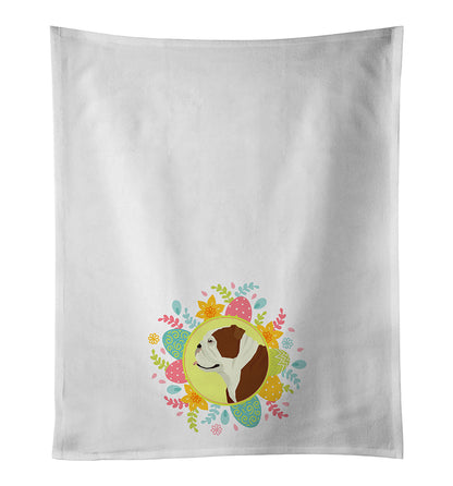 English Bulldog Easter Kitchen Towel Set of 2 - One Color / One Size - Home & Garden - Home Textile - Towels