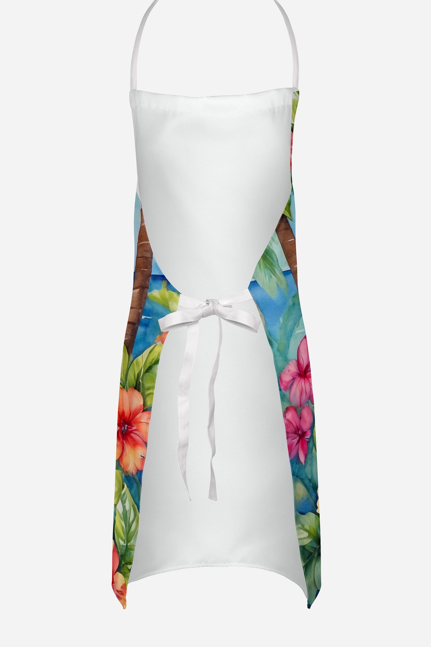 English Bulldog Luau Apron - One Color / One Size - Home & Garden - Kitchen Dining & Bar - Table Decoration &