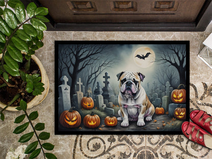 English Bulldog Spooky Halloween Doormat - One Color / One Size - Home & Garden - Home Textile - Carpets & Rugs