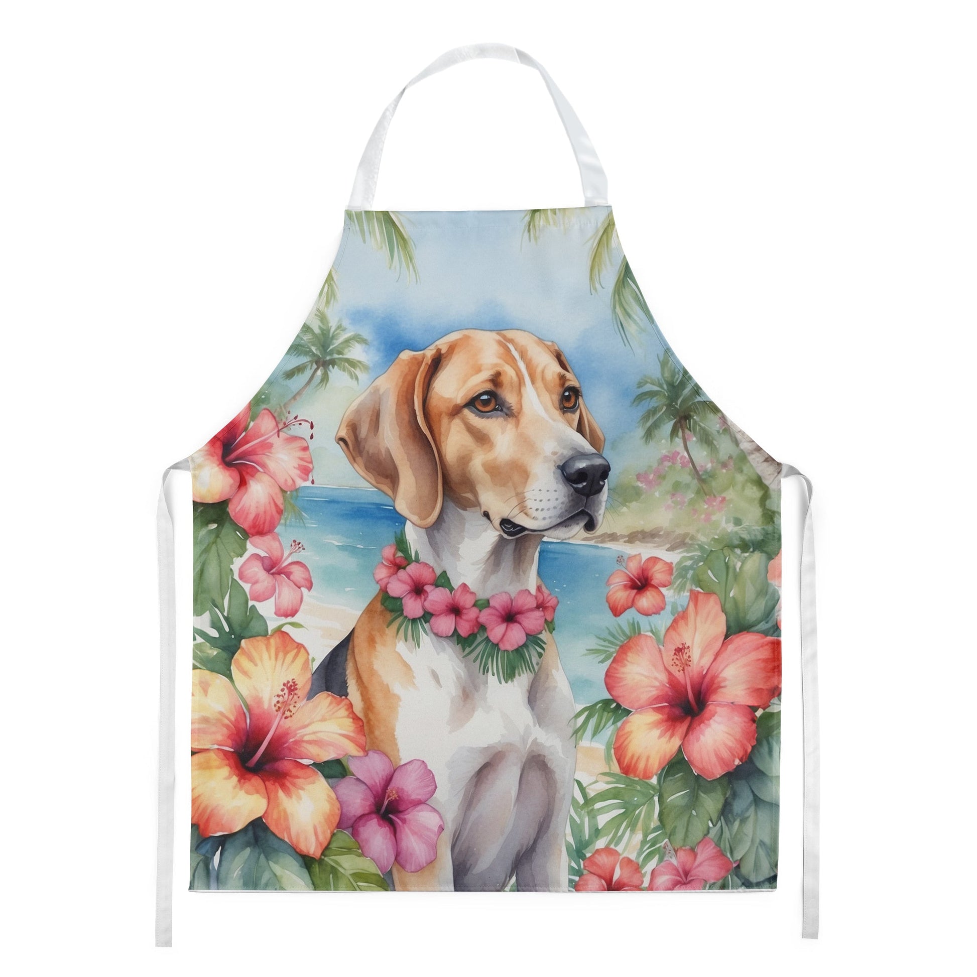 English Foxhound Luau Apron - One Color / One Size - Home & Garden - Kitchen Dining & Bar - Table Decoration &