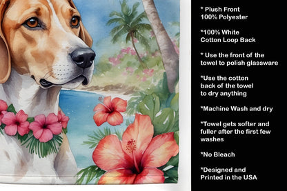 English Foxhound Luau Kitchen Towel - One Color / One Size - Home & Garden - Home Textile - Towels