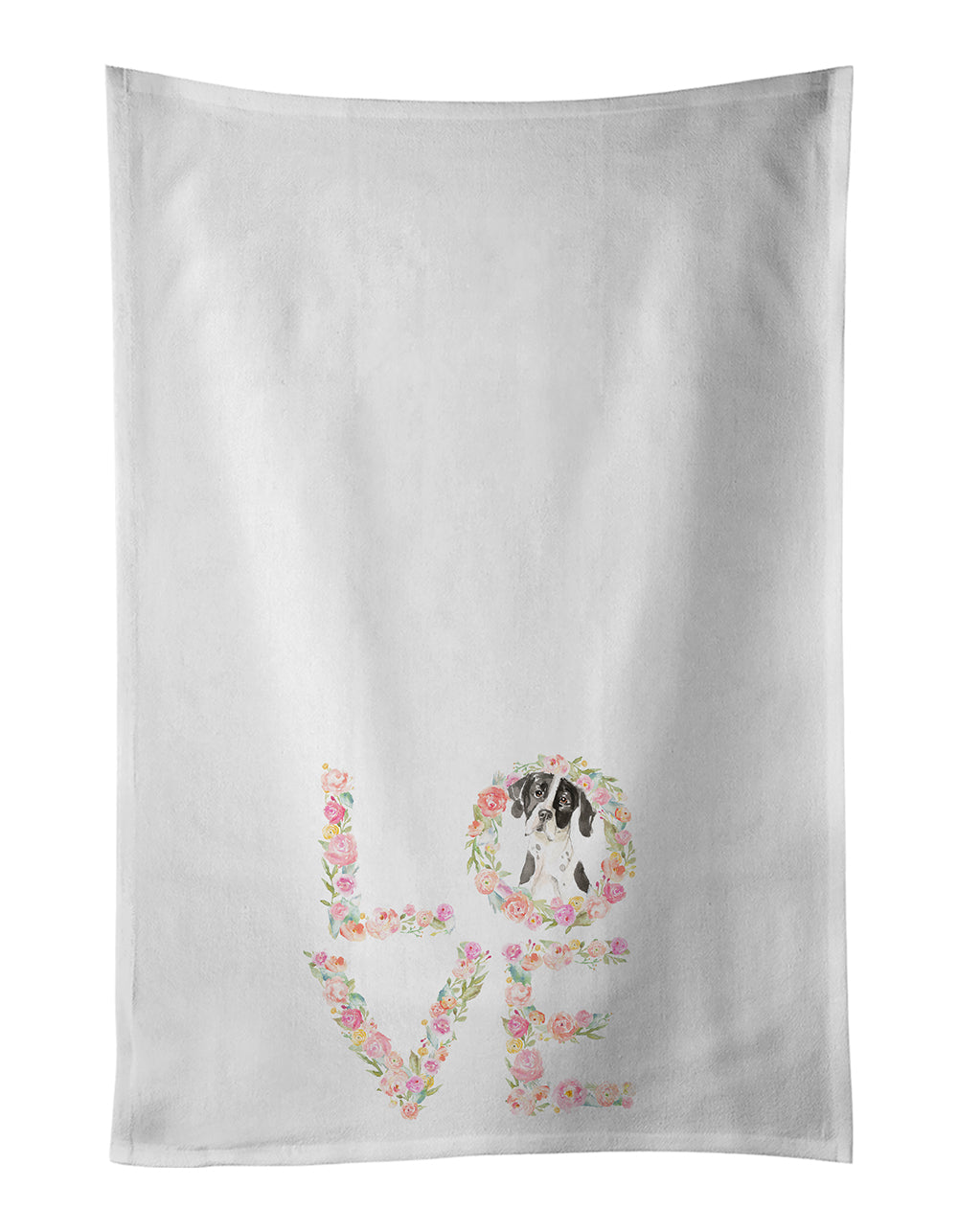 English Pointer Love Kitchen Towel Set of 2 - One Color / One Size - Home & Garden - Home Textile - Towels