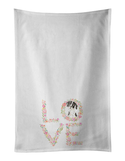 English Pointer Love Kitchen Towel Set of 2 - One Color / One Size - Home & Garden - Home Textile - Towels