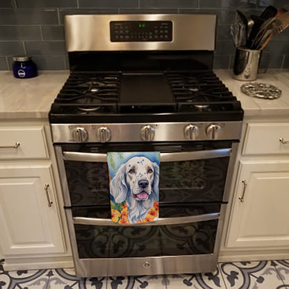 English Setter Luau Kitchen Towel - One Color / One Size - Home & Garden - Home Textile - Towels
