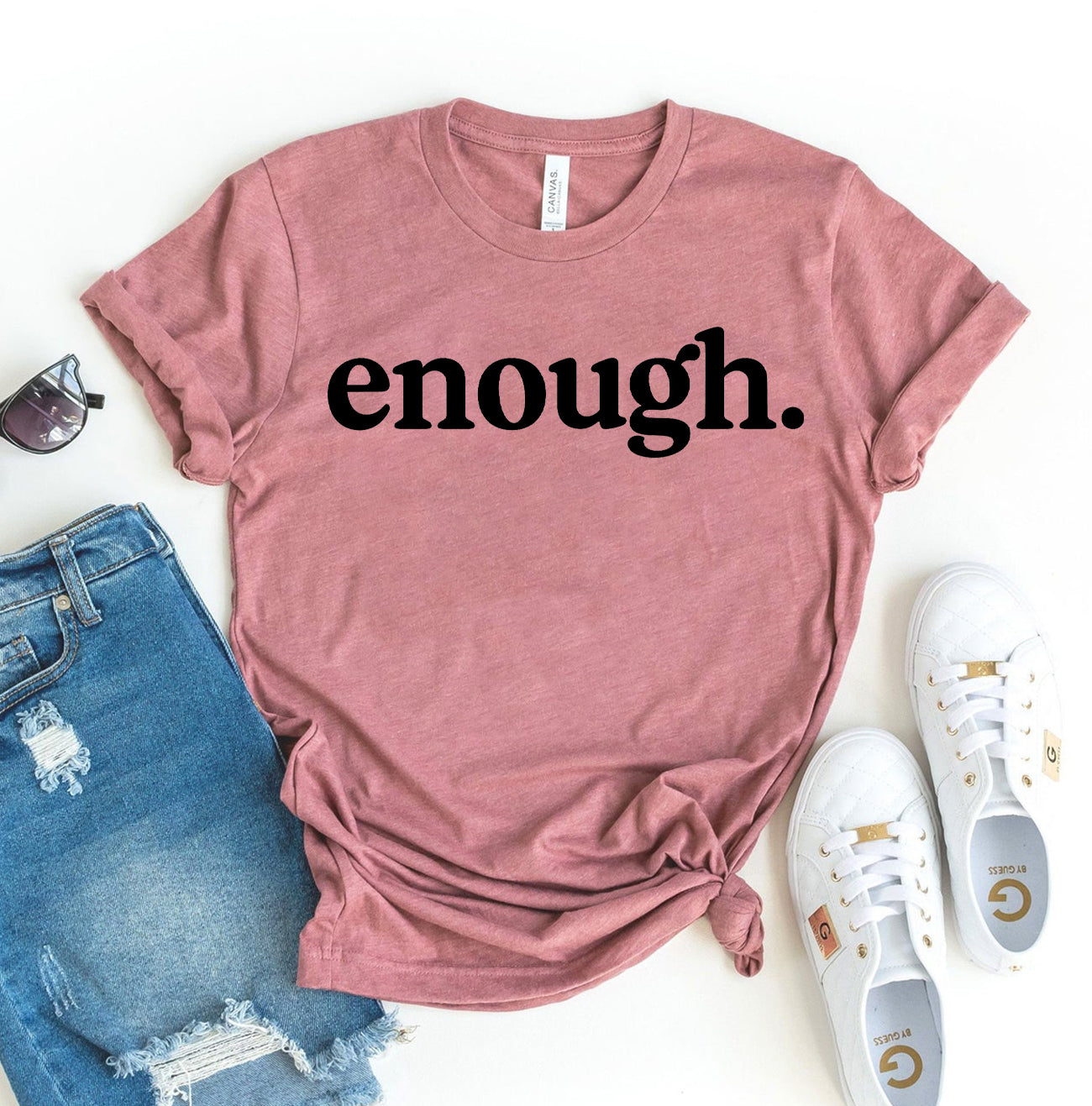 Enough T-Shirt - Women’s Fashion - Women’s Clothing - Tops & Tees - T-Shirts