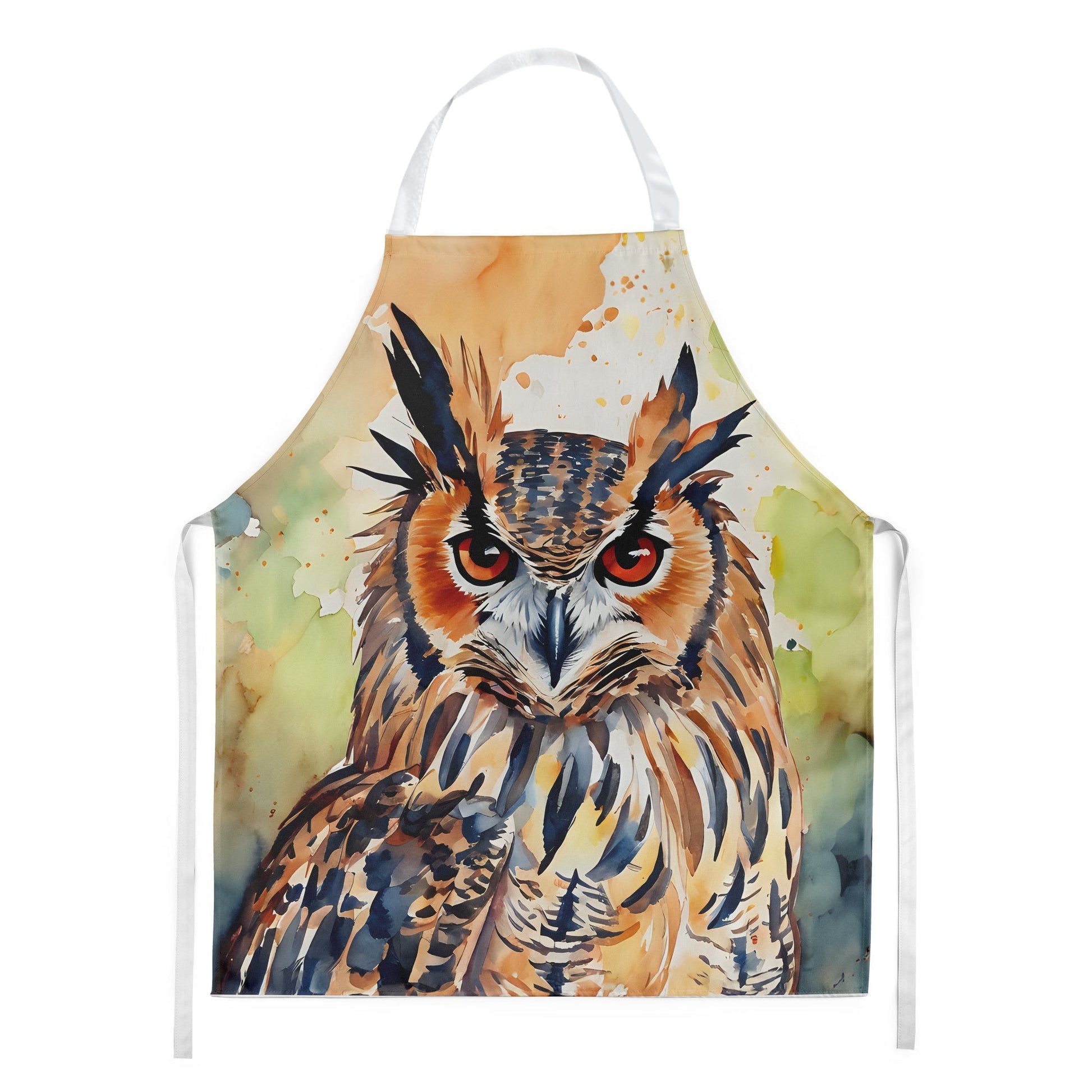 Eurasian Eagle Owl Apron - One Color / One Size - Home & Garden - Kitchen Dining & Bar - Table Decoration & Accessories