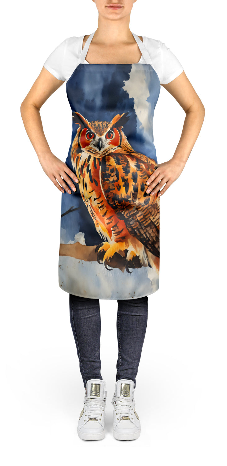 Eurasian Eagle Owl Apron - One Color / One Size - Home & Garden - Kitchen Dining & Bar - Table Decoration & Accessories