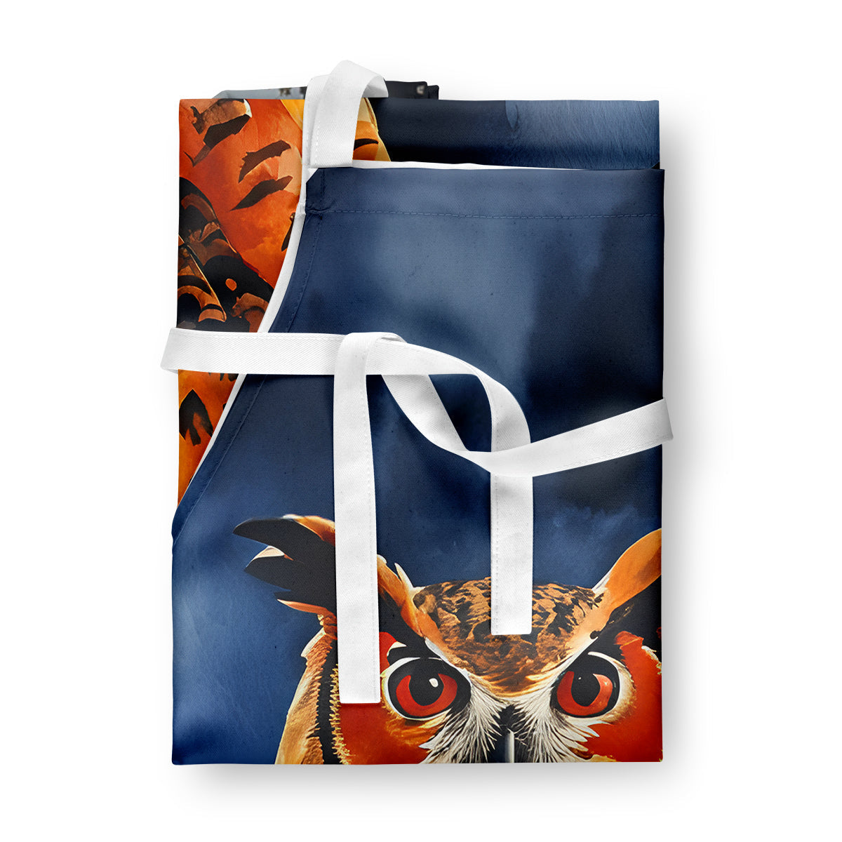 Eurasian Eagle Owl Apron - One Color / One Size - Home & Garden - Kitchen Dining & Bar - Table Decoration & Accessories