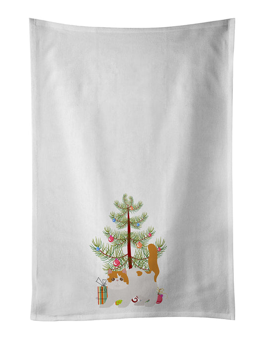 Exotic Shorthair Cat Christmas Kitchen Towel Set of 2 - One Color / One Size - Home & Garden - Home Textile - Towels