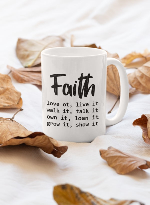 Faith Mug - One Color / One Size - Home & Garden - Kitchen Dining & Bar - Coffeeware