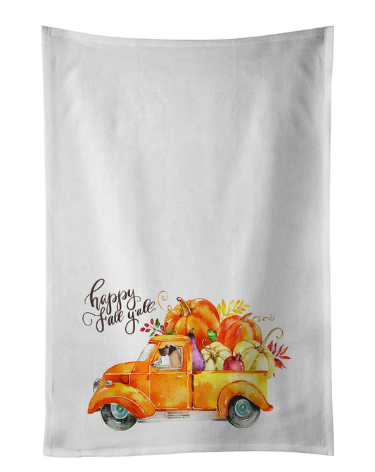 Fall Harvest Great Dane Kitchen Towel Set of 2 - One Color / One Size - Home & Garden - Home Textile - Towels