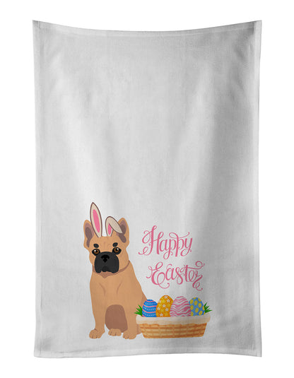 Fawn French Bulldog Easter Kitchen Towel Set of 2 - One Color / One Size - Home & Garden - Home Textile - Towels