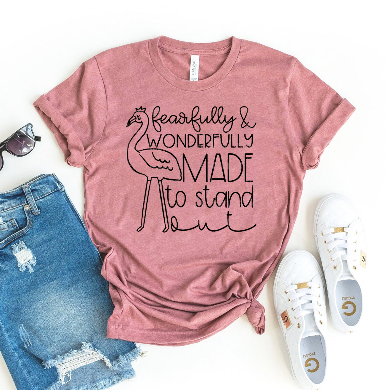 Fearfully & Wonderfully Made to Stand Out T-Shirt - Women’s Fashion - Women’s Clothing - Tops & Tees - T-Shirts